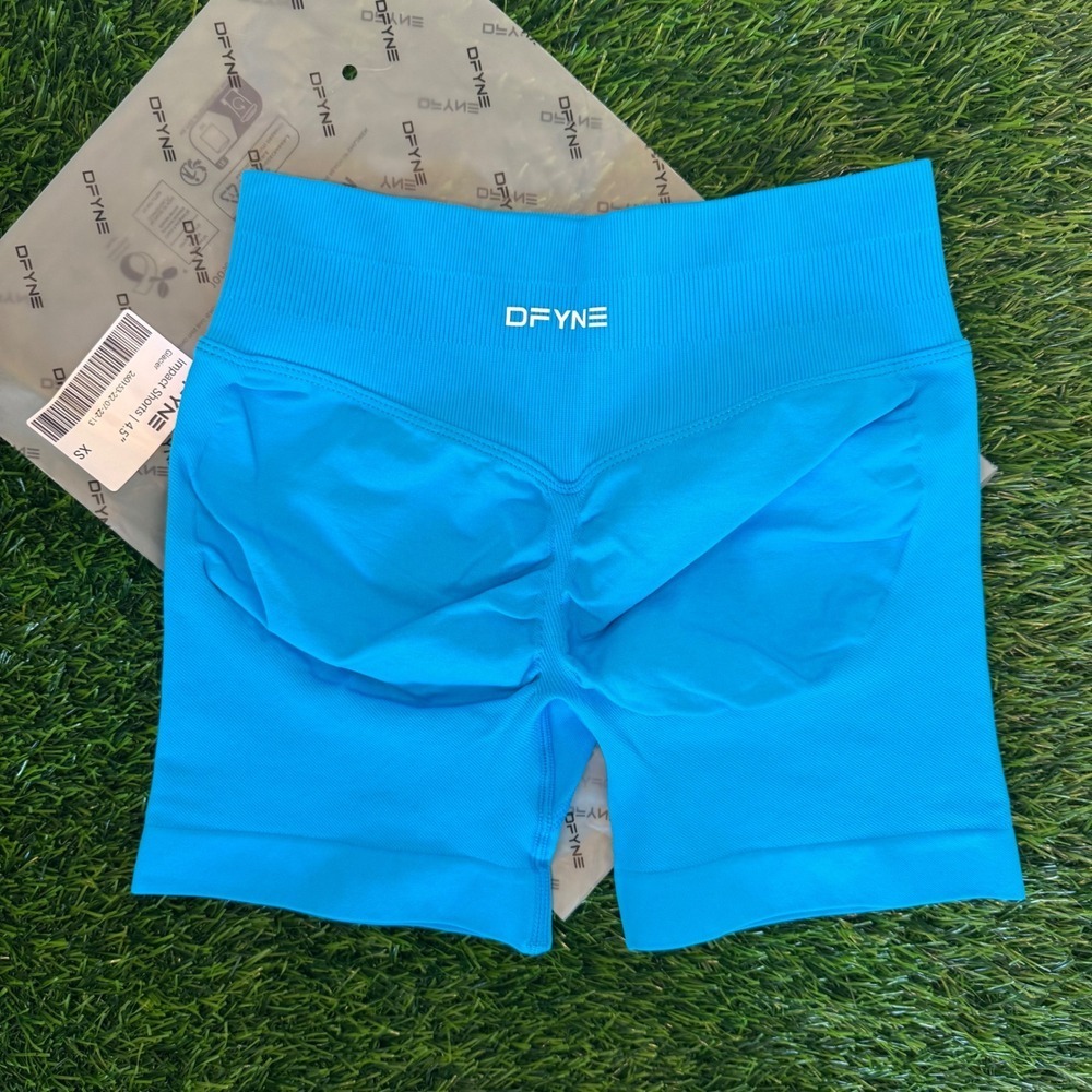 Dfyne impact shorts 4.5" glacier blue extra small